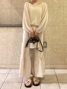 ゆうかさん（レディース・160cm）の春コーディネート