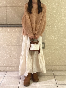 ゆうかさん（レディース・160cm）の秋コーディネート