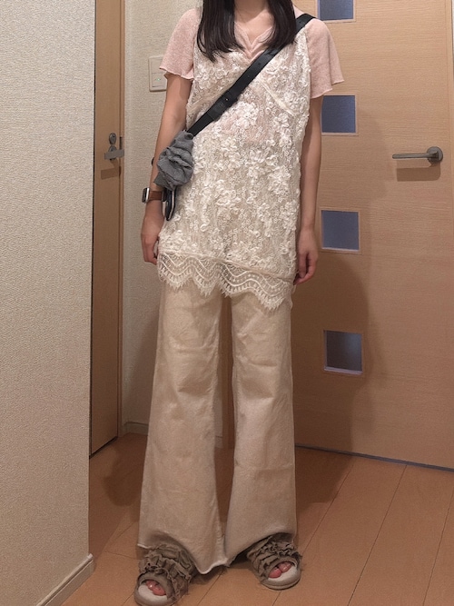 ZARA ブラウン レースキャミワンピース今期新作Sサイズ ZARA ブラウン レースキャミワンピース今期新作 - メルカリ