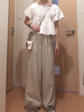 「Kastane（カスタネ）のアイテム」を使った、ゆうかさん（レディース・160cm）の夏コーディネート