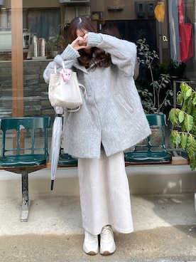 ゆうかさん(レディース・160cm)の冬コーディネート