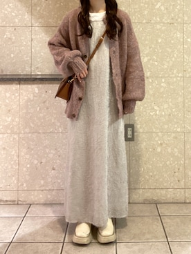 ゆうかさん（レディース・160cm）の冬コーディネート