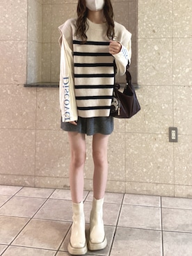 ゆうかさん（レディース・160cm）の冬コーディネート