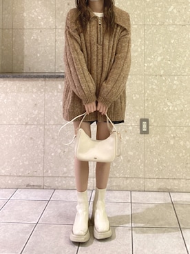 ゆうかさん（レディース・160cm）の冬コーディネート