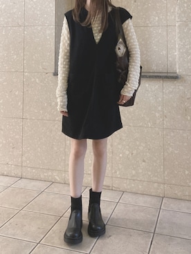ゆうかさん（レディース・160cm）の秋コーディネート