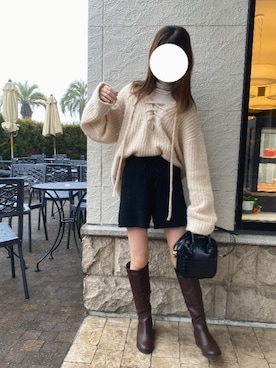 ゆうかさん（レディース・160cm）の春コーディネート