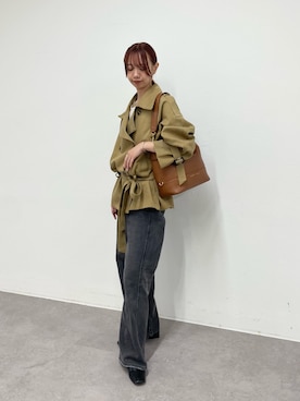 「IACUCCI（イアクッチ）のアイテム」を使った、minoriさん（レディース・151cm）の秋コーディネート