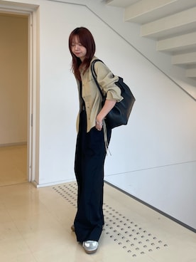 「IACUCCI（イアクッチ）のアイテム」を使った、minoriさん（レディース・151cm）の秋コーディネート