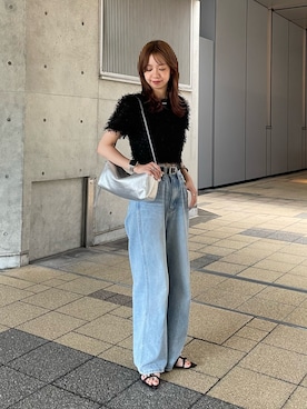 「IACUCCI（イアクッチ）のアイテム」を使った、minoriさん（レディース・151cm）の夏コーディネート