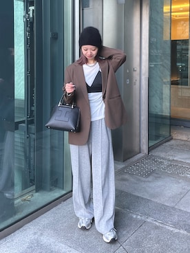 「IACUCCI（イアクッチ）のアイテム」を使った、minoriさん（骨格ストレート・レディース・151cm）の冬コーディネート