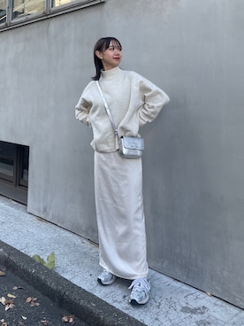 「新星WEARISTAにエントリー」｜minoriさん（レディース・151cm）の冬コーディネート