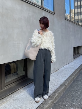 「アイテム（その他トップス）」を使った、minoriさん（レディース・151cm・20代）の春コーディネート