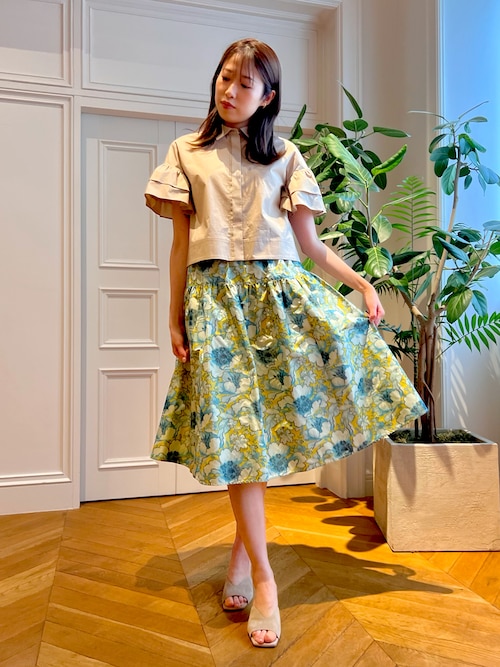 ANAYI（アナイ）の「シャドーフラワージャガードギャザー