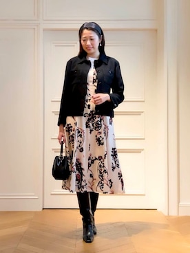 「ANAYI（アナイ）のアイテム（その他アウター）」を使った、Takahashi.mさん（レディース・168cm）の秋コーディネート