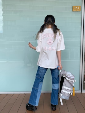 「直営店限定」｜ひなこさん（レディース・166cm）の夏コーディネート