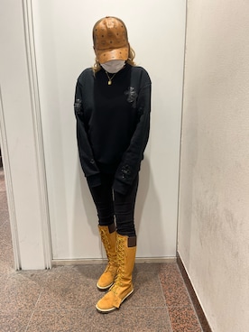 「MCM（エムシーエム）のアイテム」を使った、ouga1006さん（キッズ・100cm）の秋コーディネート
