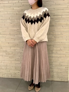 BRICK HOUSE by Tokyo Shirts 東京駅一番街店さん（レディース・158cm）の冬コーディネート