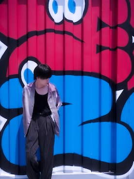 「CASPER JOHN（キャスパージョン）のアイテム（タンクトップ）」を使った、Ryuuさん（メンズ・167cm）の秋コーディネート