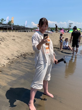 「友達」｜そうちゃさん（レディース・164cm）の春コーディネート