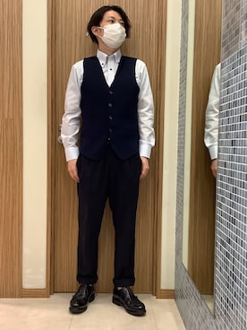 SHIRTS PLAZA 磐田ららぽーと店さん（メンズ・170cm）の秋コーディネート