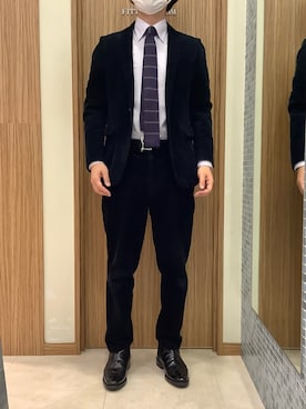 SHIRTS PLAZA 磐田ららぽーと店さん（メンズ・170cm）の冬コーディネート