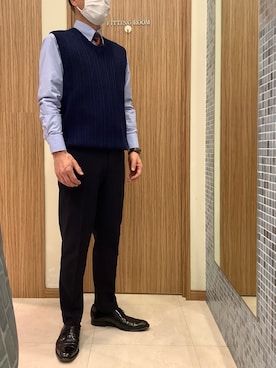 SHIRTS PLAZA 磐田ららぽーと店さん（メンズ・170cm）の秋コーディネート