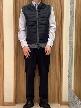 SHIRTS PLAZA 磐田ららぽーと店さん（メンズ・170cm）の冬コーディネート