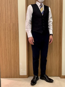 SHIRTS PLAZA 磐田ららぽーと店さん（メンズ・170cm）の春コーディネート