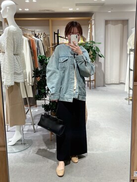 「SHENERY（シーナリー）のアイテム（ジャケット/アウター）」を使った、OIZUMI_157cmさん（レディース・157cm）の秋コーディネート