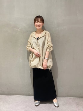 「SHENERY（シーナリー）のアイテム（ブルゾン）」を使った、OIZUMI_157cmさん（レディース・157cm）の冬コーディネート