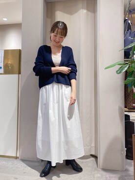 「スリットニット」｜OIZUMI_157cmさん（レディース・156cm）の秋コーディネート