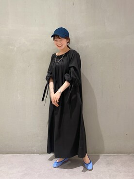 「SHENERY」｜「アイテム（キャップ）」を使った、OIZUMI_157cmさん（レディース・157cm）の春コーディネート