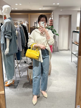 「MARLON FIRENZE（マーロンフィレンツェ）のアイテム」を使った、OIZUMI_157cmさん（レディース・157cm）の春コーディネート