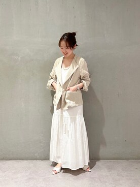 「SHENERY（シーナリー）のアイテム（ジャケット/アウター）」を使った、OIZUMI_157cmさん（レディース・157cm）の春コーディネート
