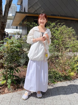 「SHENERY（シーナリー）のアイテム（ブルゾン）」を使った、OIZUMI_157cmさん（レディース・157cm）の春コーディネート