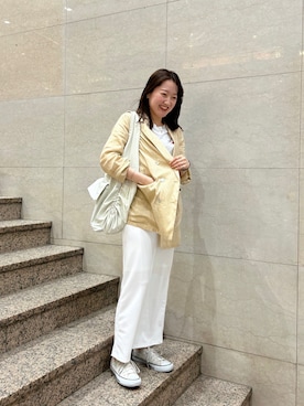 「SHENERY（シーナリー）のアイテム（ジャケット/アウター）」を使った、OIZUMI_157cmさん（レディース・157cm）の夏コーディネート