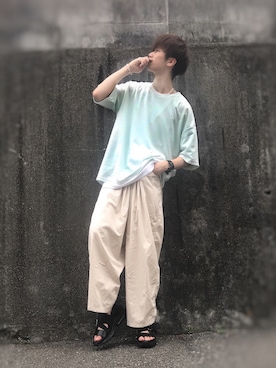 「アイテム（パンツ）」を使った、フォロワー1000まで投稿者相互さん（メンズ・168cm・10代）の夏コーディネート