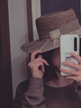 「LILY BROWN（リリーブラウン）のアイテム（帽子）」を使った、lune39さん（レディース・160cm）の夏コーディネート