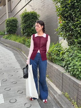 「YAHKI（ヤーキ）のアイテム」を使った、HAMAYAMA_160cmさん（レディース・160cm）の春コーディネート