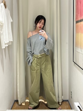 「ニットコーデ」｜HAMAYAMA_160cmさん（レディース・160cm）の秋コーディネート