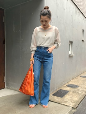 HAMAYAMA_160cmさん（レディース・160cm）の夏コーディネート