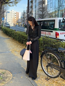 「MM6 Maison Margiela（ｴﾑｴﾑｼｯｸｽ ﾒｿﾞﾝ ﾏﾙｼﾞｪﾗ）のアイテム」を使った、HAMAYAMA_160cmさん（レディース・160cm）の冬コーディネート