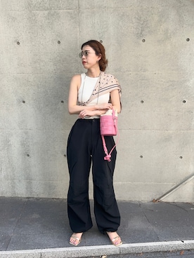 HAMAYAMA_160cmさん（レディース・160cm）の夏コーディネート