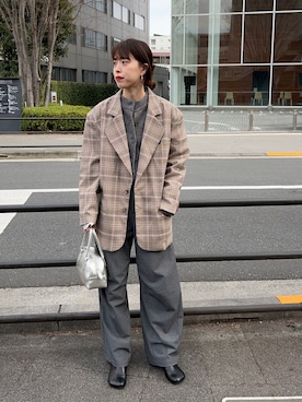 「MM6 Maison Margiela（ｴﾑｴﾑｼｯｸｽ ﾒｿﾞﾝ ﾏﾙｼﾞｪﾗ）のアイテム」を使った、HAMAYAMA_160cmさん（レディース・160cm）の冬コーディネート