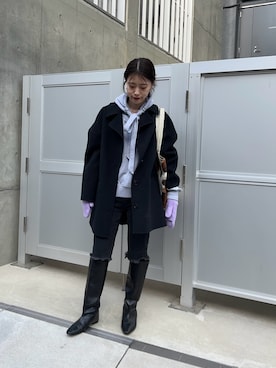 HAMAYAMA_160cmさん（レディース・160cm）の冬コーディネート