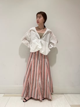 「SHENERY（シーナリー）のアイテム（ブルゾン）」を使った、HAMAYAMA_160cmさん（レディース・160cm）の春コーディネート