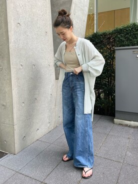 HAMAYAMA_160cmさん（レディース・160cm）の夏コーディネート