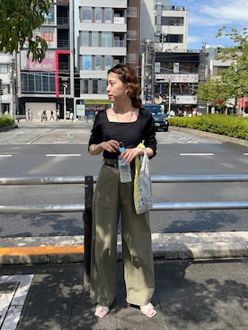 「CENE（セネ）のアイテム」を使った、HAMAYAMA_160cmさん（レディース・160cm）の夏コーディネート