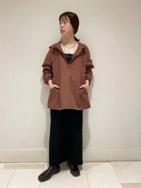 「SHENERY（シーナリー）のアイテム（ブルゾン）」を使った、HAMAYAMA_160cmさん（レディース・160cm）の冬コーディネート