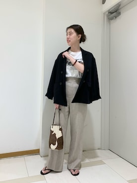 sheneryシーナリー　ドロップショルダーダブルジャケット SHENERY】ドロップショルダーダブルジャケット | OUTLET